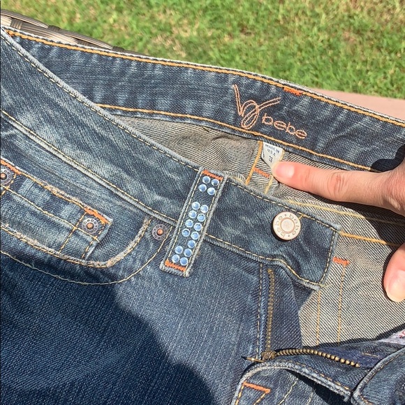 π·π·HP Bebe jeans with rhinestones - Picture 4 of 7